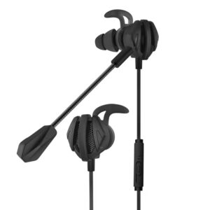 3.5mm Headphones Portable Dynamic Noise Reduction In-Ear Wired Call Earphones Gaming Headset PC Earpiece With Dual Mic G6